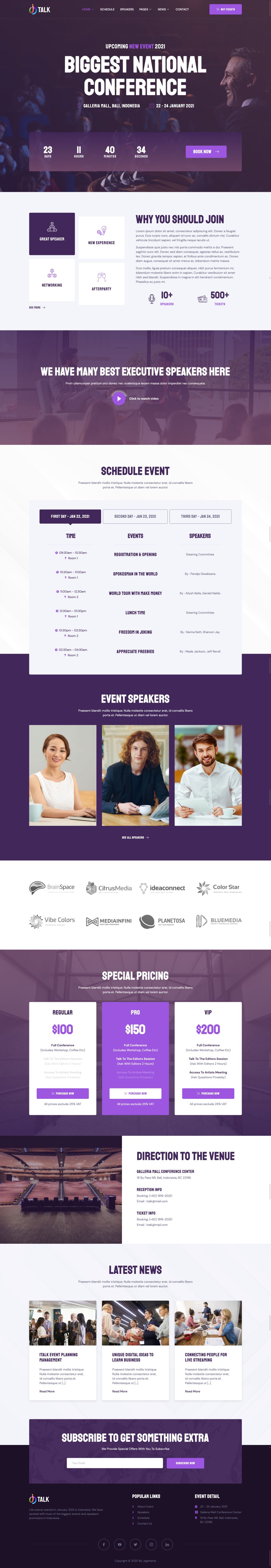 WordPress template ThemeForest iTalk
