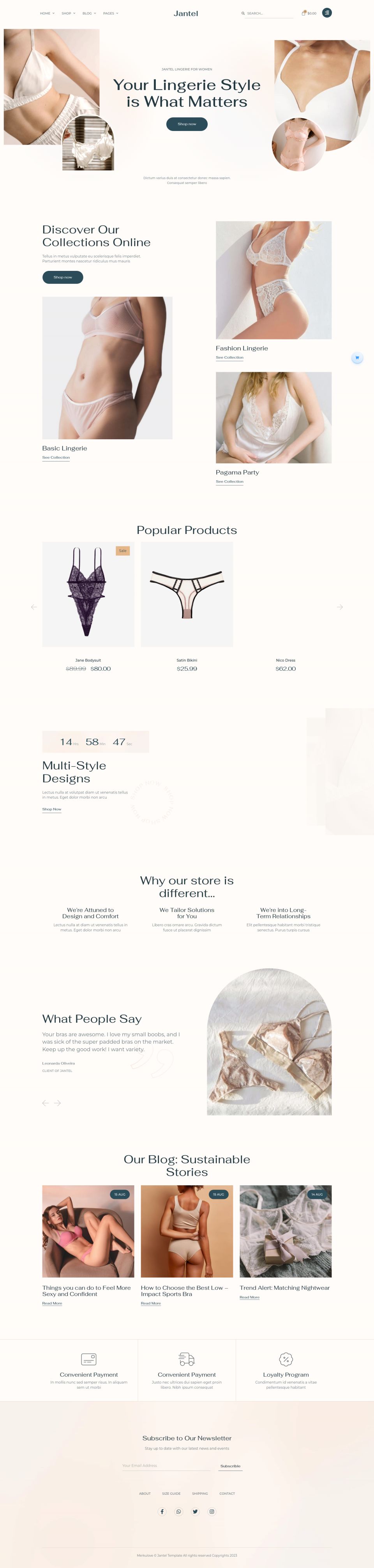 Template ThemeForest Jantel WordPress template ThemeForest Jantel
