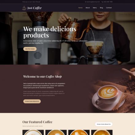 ThemeForest Justcoffee