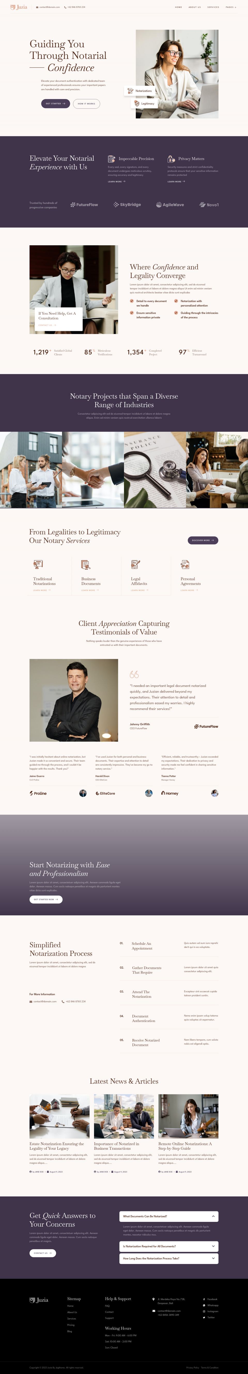 WordPress template ThemeForest Juzia