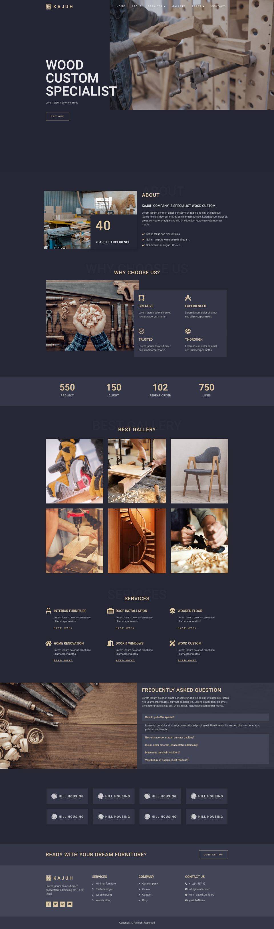 WordPress template ThemeForest Kajuh