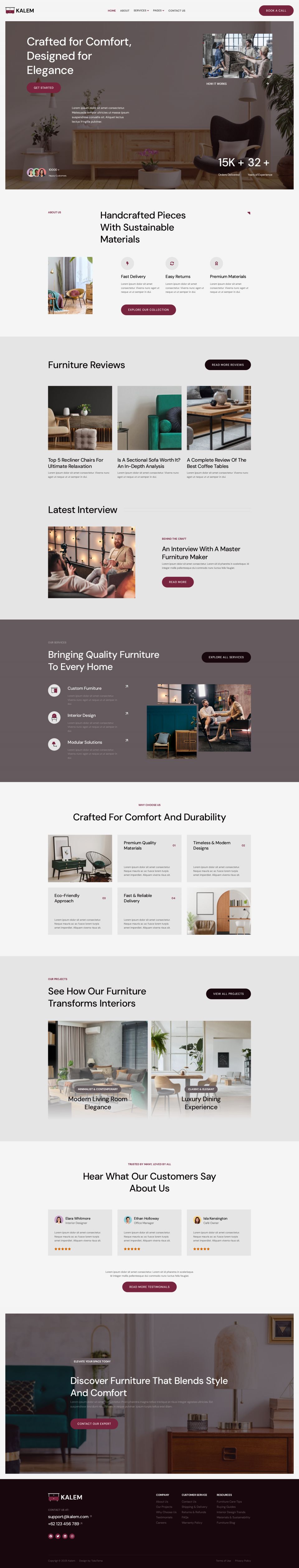WordPress template ThemeForest Kalem