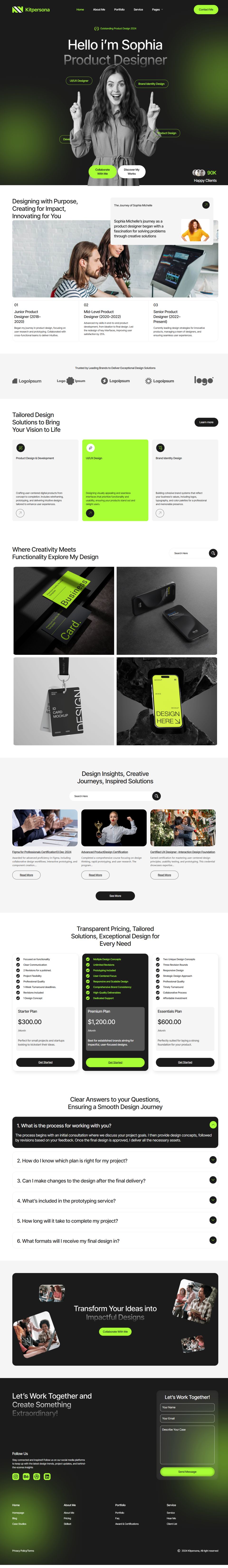 WordPress template ThemeForest KitPersona
