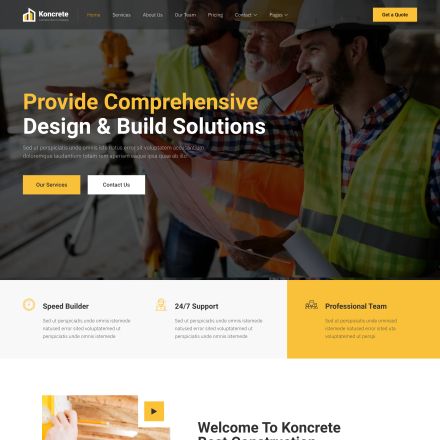 ThemeForest Koncrete