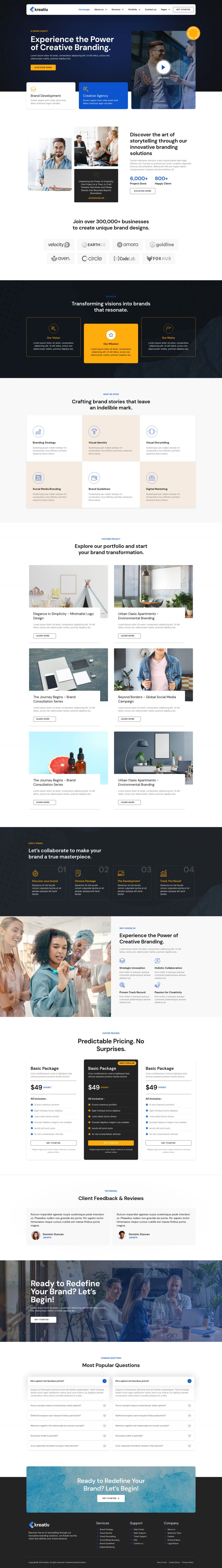 WordPress template ThemeForest Kreativ