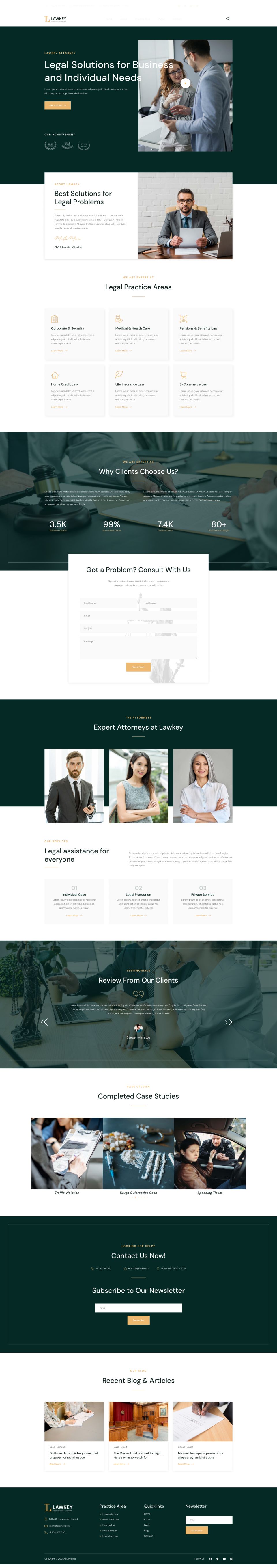 Template ThemeForest Lawkey WordPress template ThemeForest Lawkey