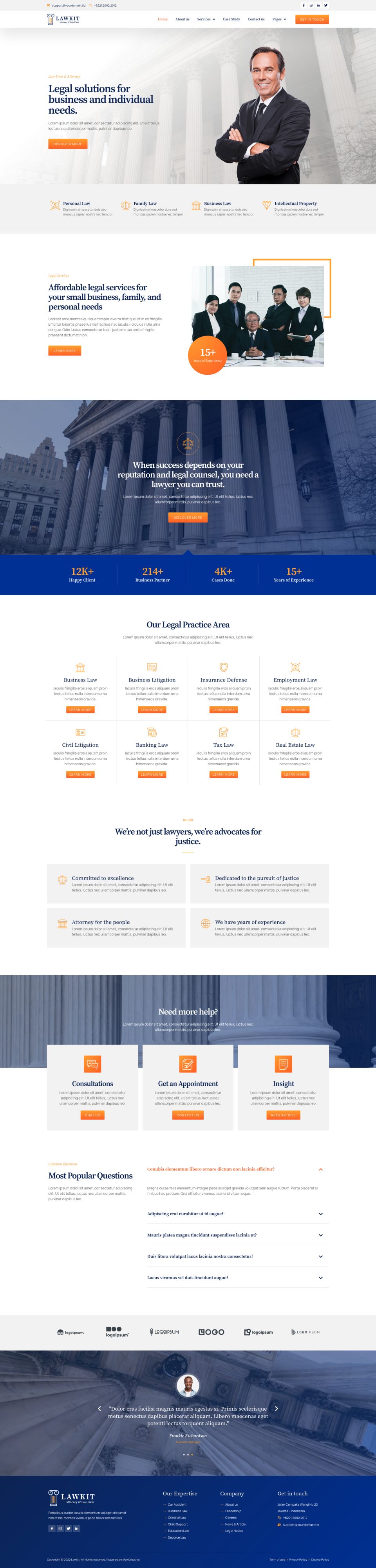 Template ThemeForest Lawkit WordPress template ThemeForest Lawkit