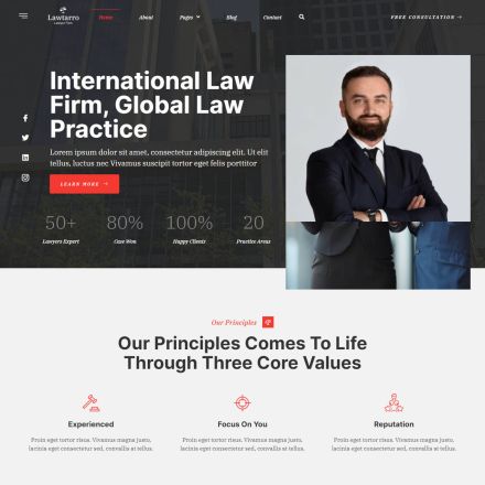 ThemeForest Lawtarro