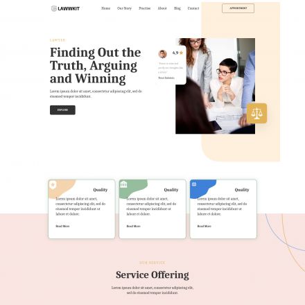 ThemeForest Lawwkit