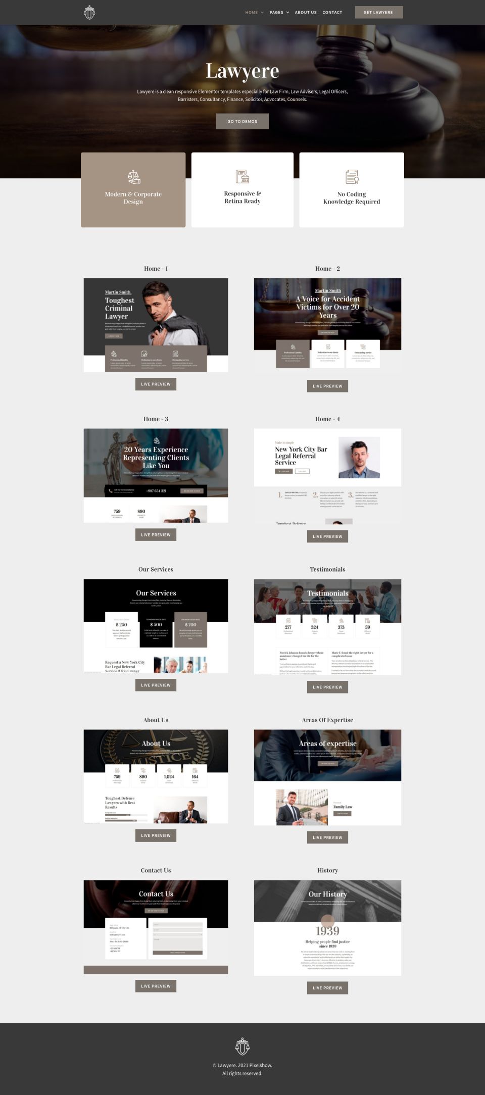 Template ThemeForest Lawyere WordPress template ThemeForest Lawyere