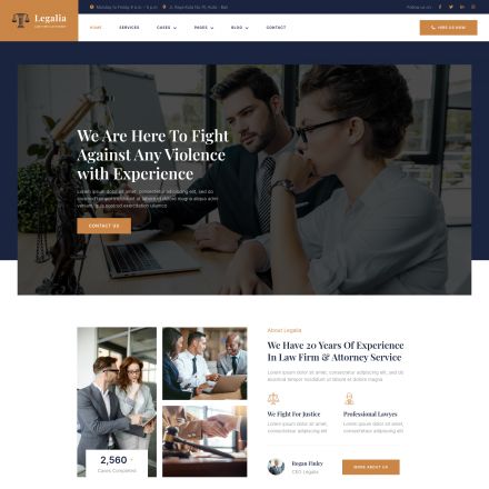 ThemeForest Legalia