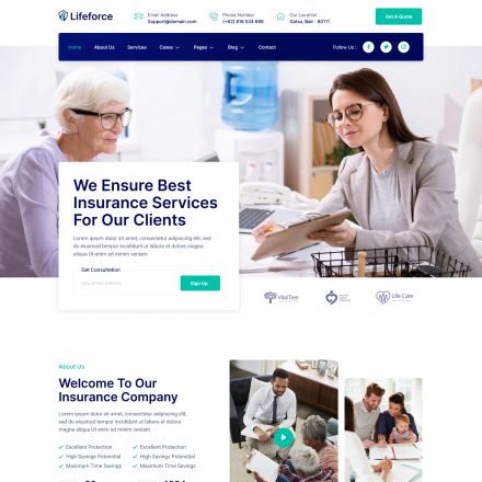 ThemeForest Lifeforce