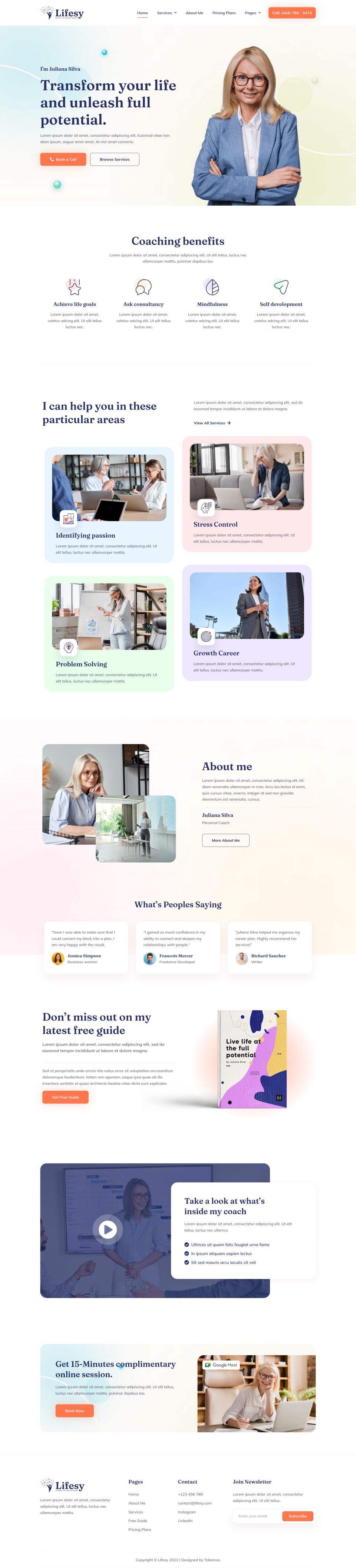 WordPress template ThemeForest Lifesy