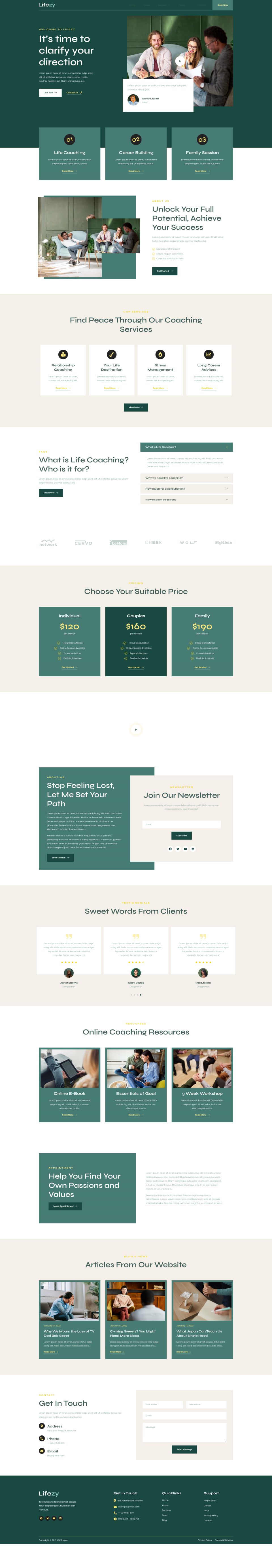 WordPress template ThemeForest Lifezy