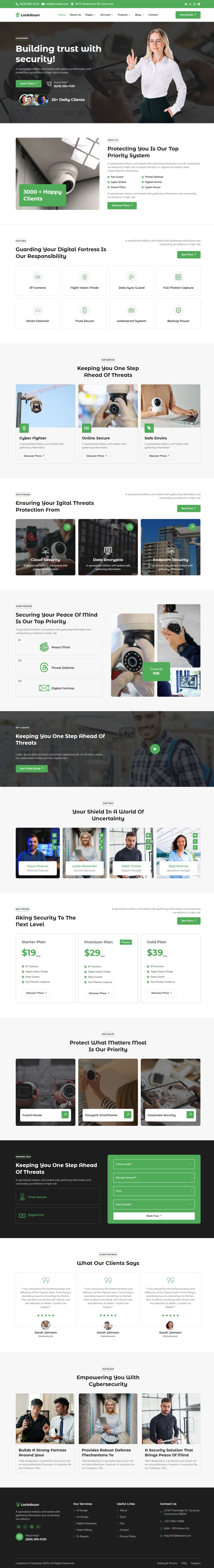 WordPress template ThemeForest Lockdown