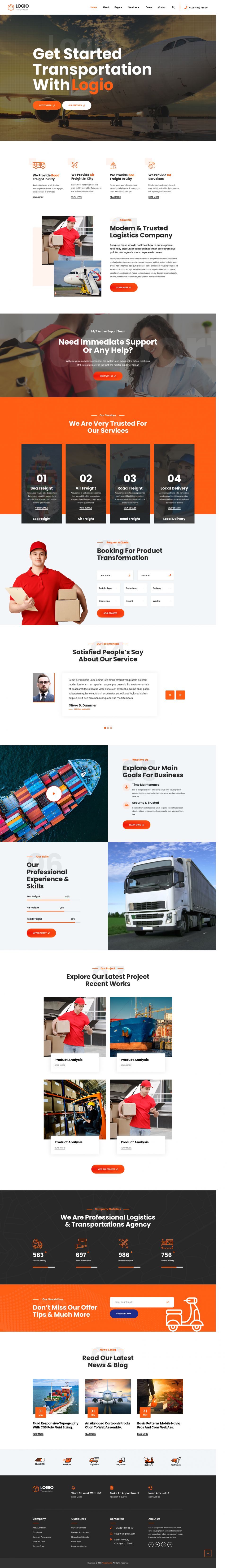 WordPress template ThemeForest Logio