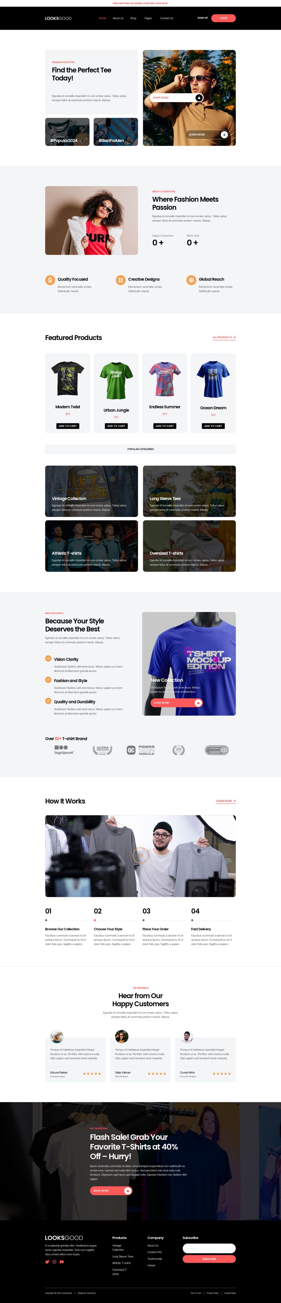 WordPress template ThemeForest LooksGood