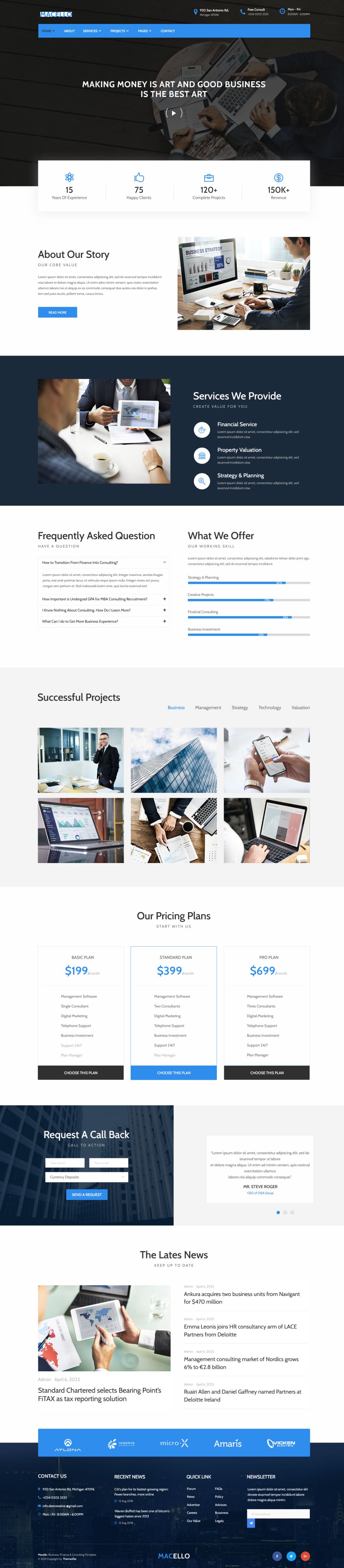Template ThemeForest Macello WordPress template ThemeForest Macello