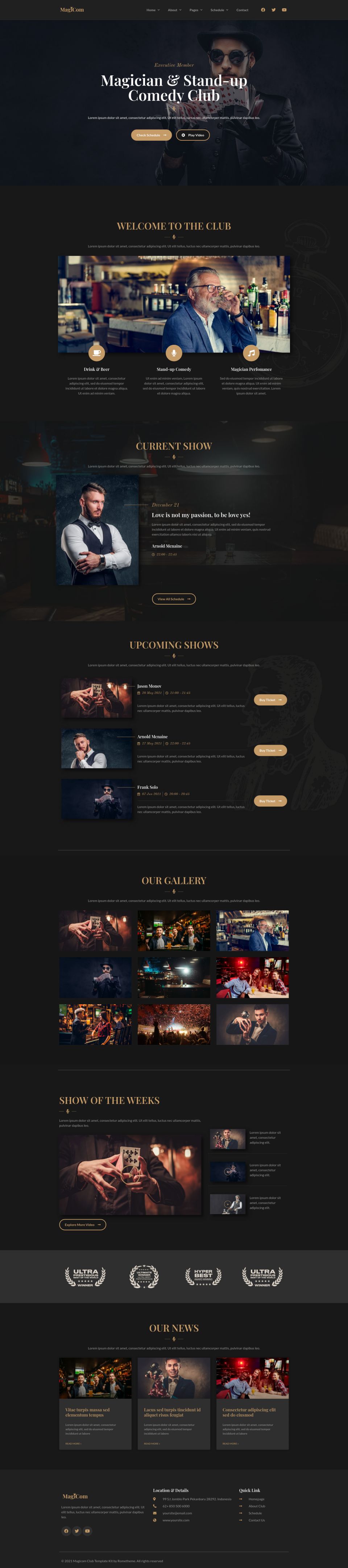 WordPress template ThemeForest Magicom
