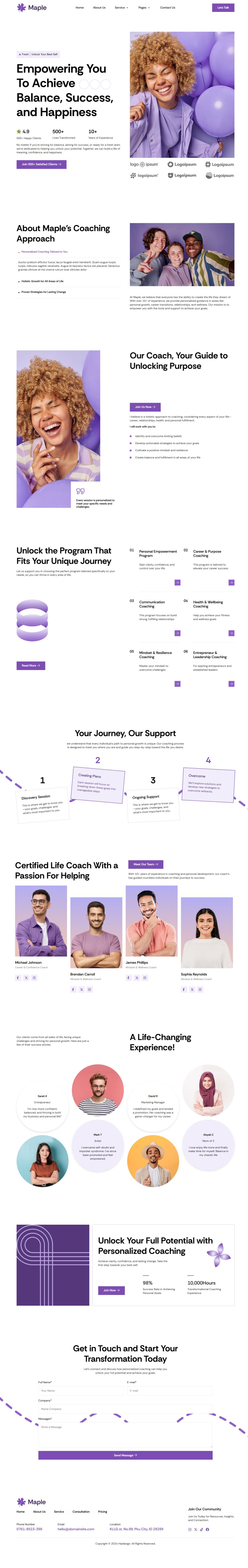 WordPress template ThemeForest Maple