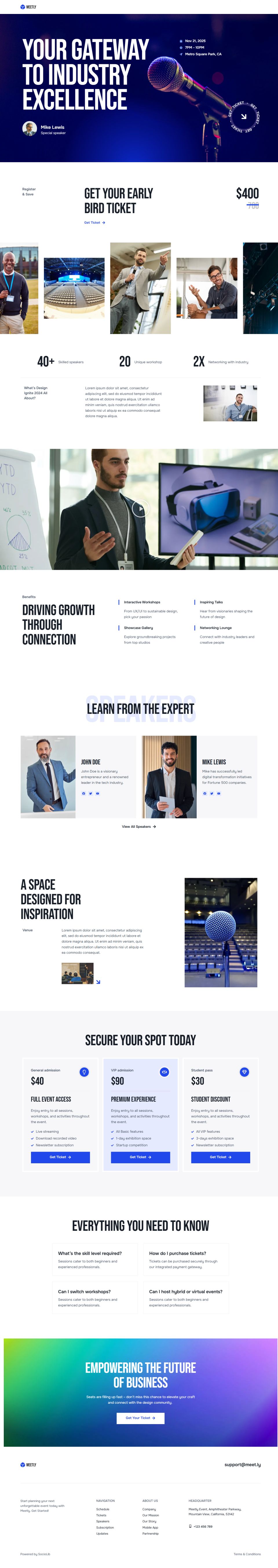 WordPress template ThemeForest Meetly