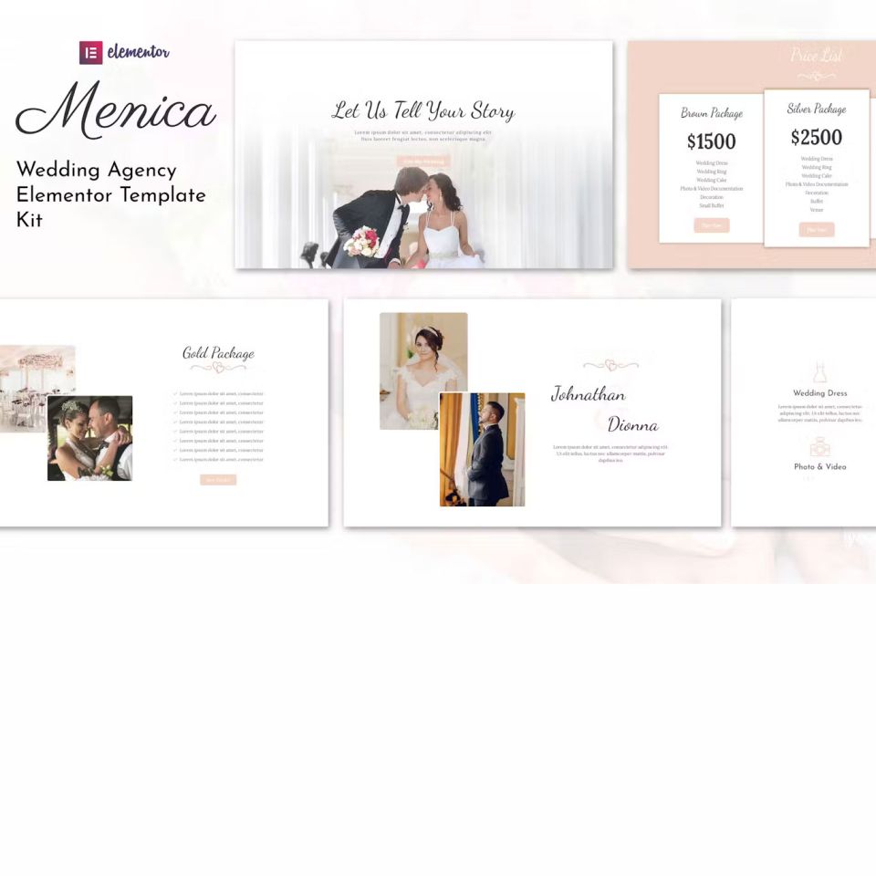WordPress template ThemeForest Menica