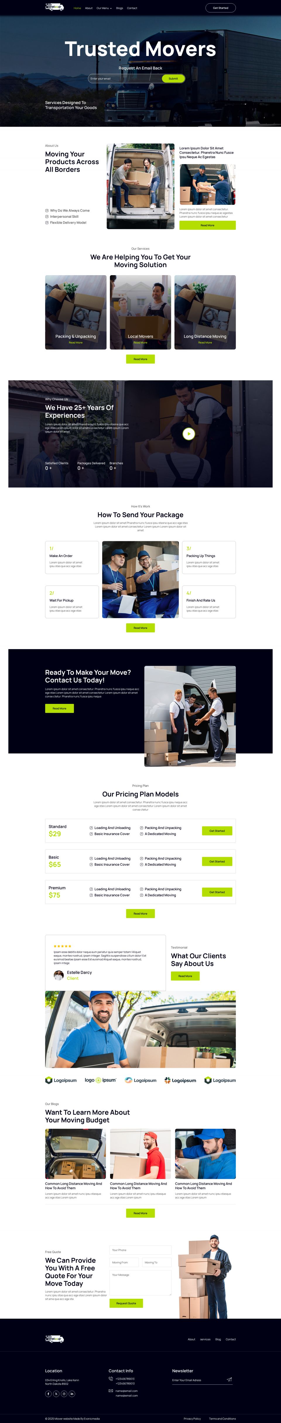 WordPress template ThemeForest Miover