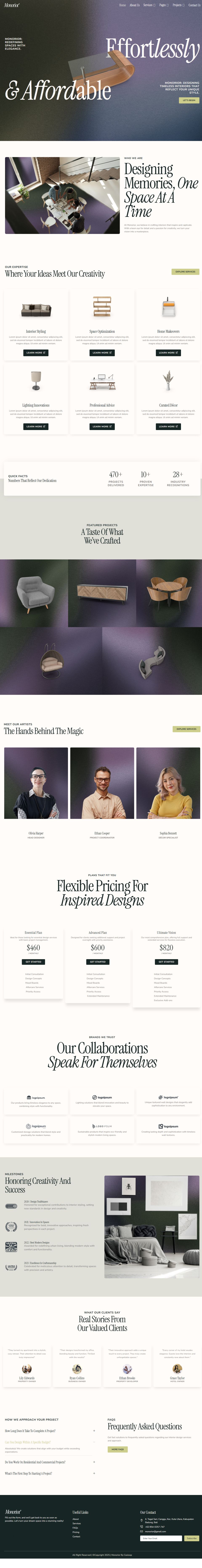 WordPress template ThemeForest Monorior Space