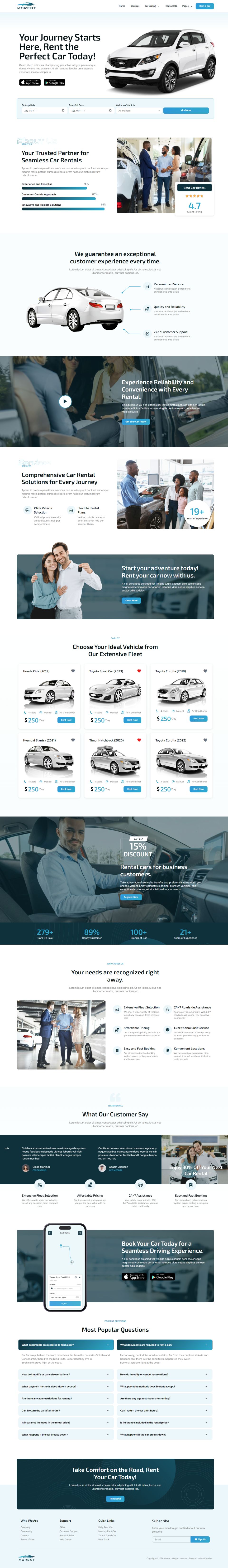 Template ThemeForest Morent WordPress template ThemeForest Morent