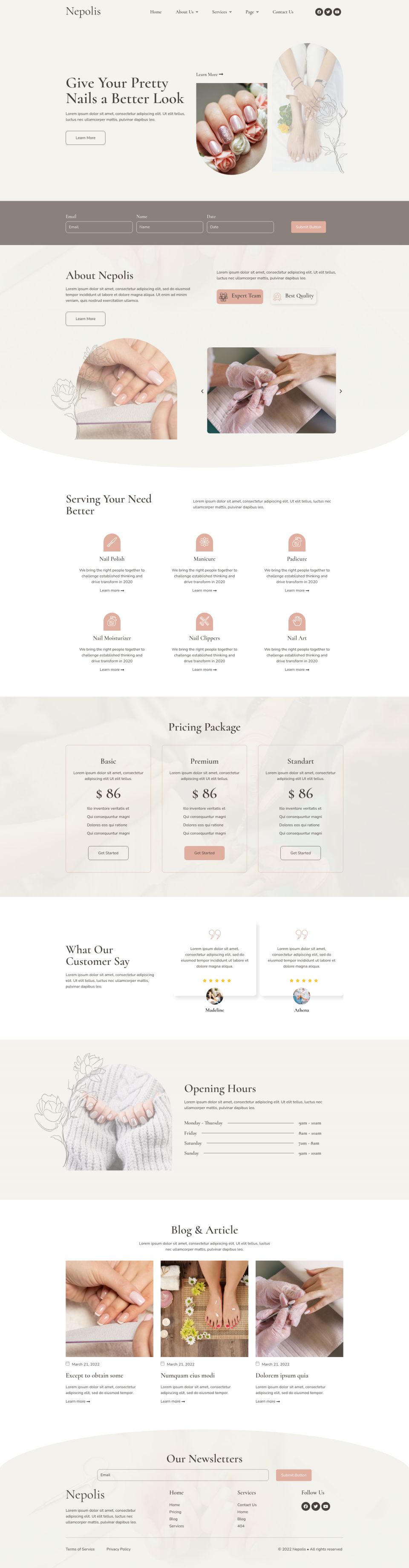 WordPress template ThemeForest Nepolis