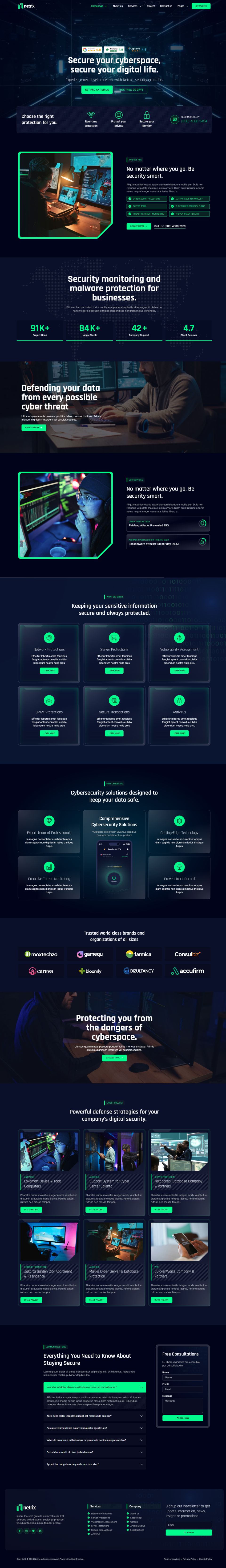 WordPress template ThemeForest Netrix