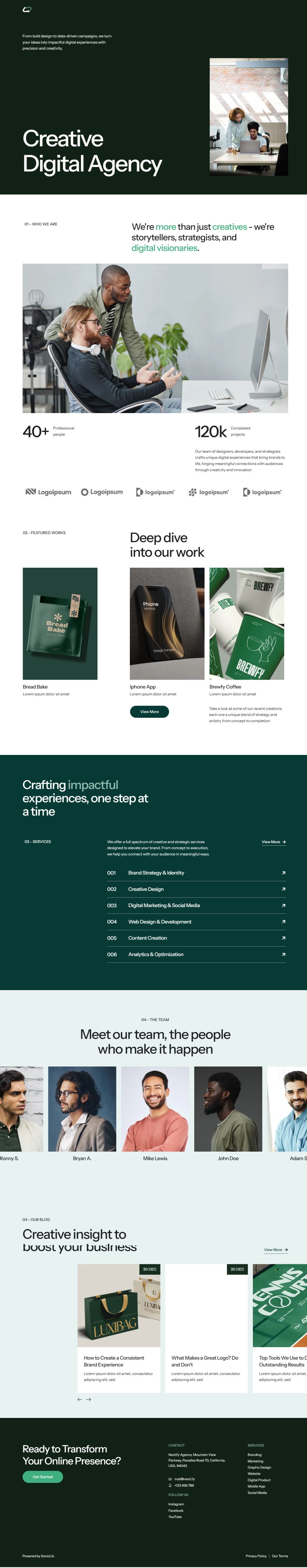 WordPress template ThemeForest Nextify