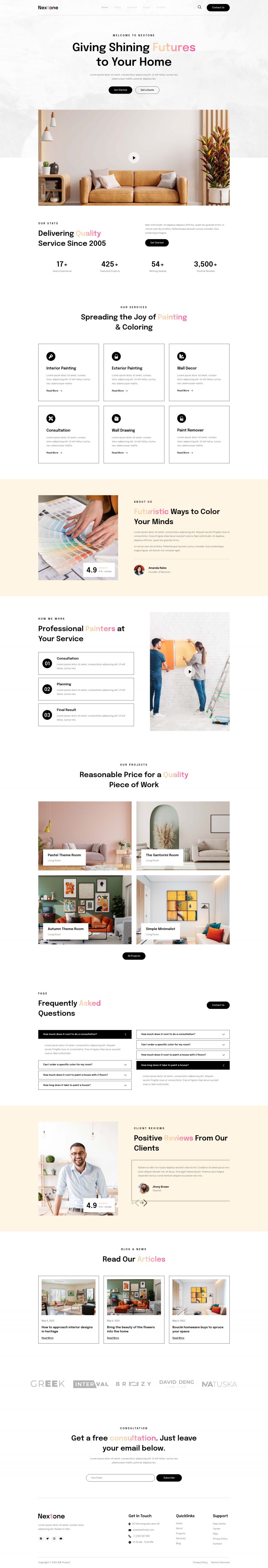 WordPress template ThemeForest Nextone