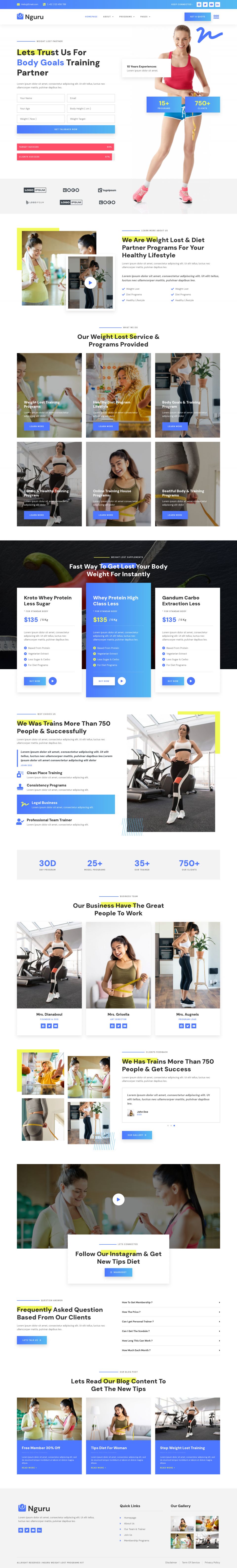 WordPress template ThemeForest Nguru