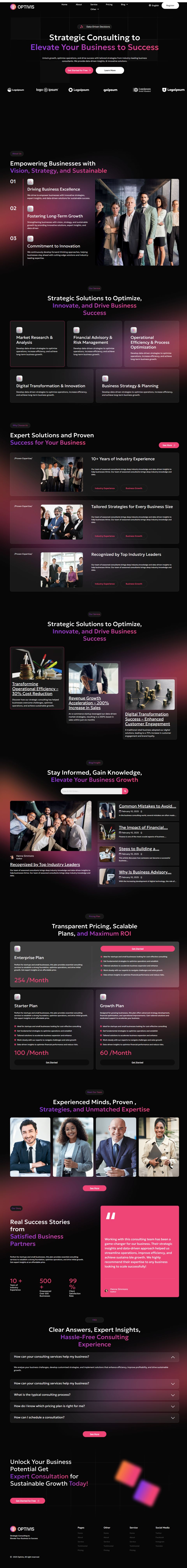 WordPress template ThemeForest Optivis