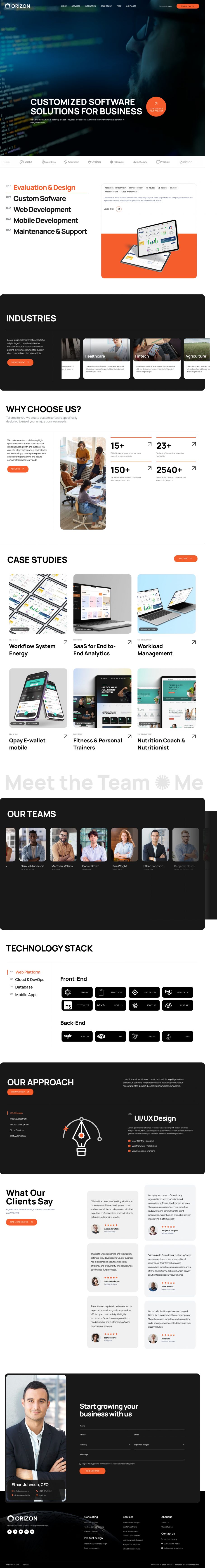 Template ThemeForest Orizon WordPress template ThemeForest Orizon