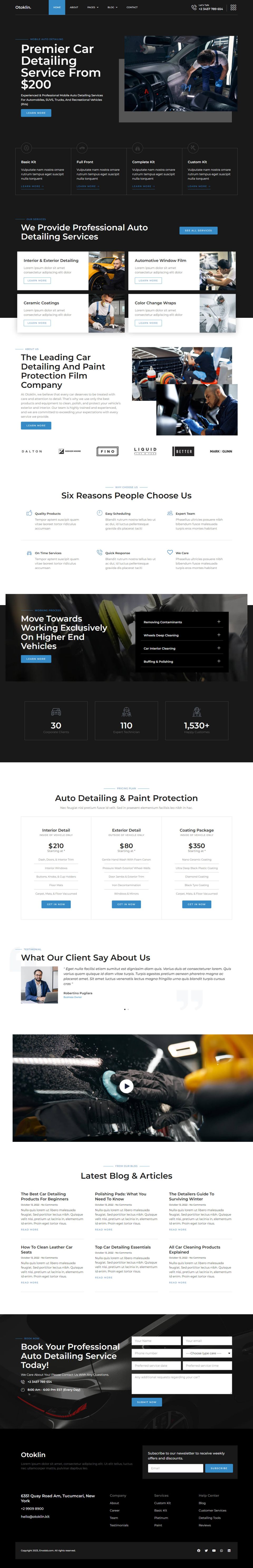 Template ThemeForest Otoklin WordPress template ThemeForest Otoklin