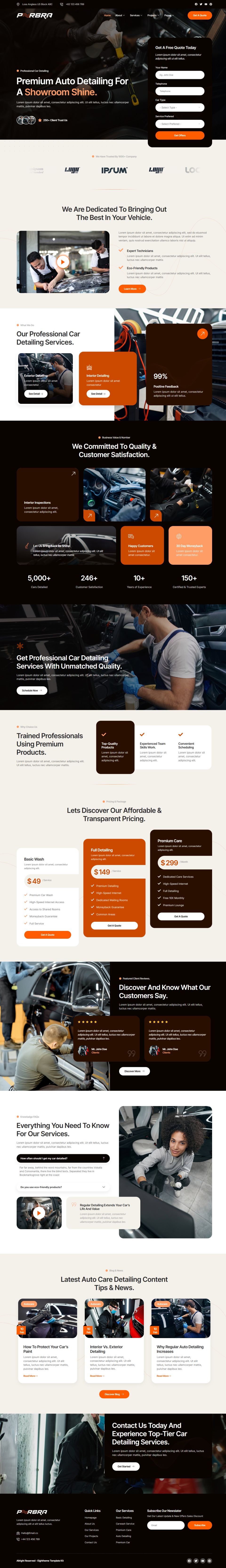 WordPress template ThemeForest Perbra
