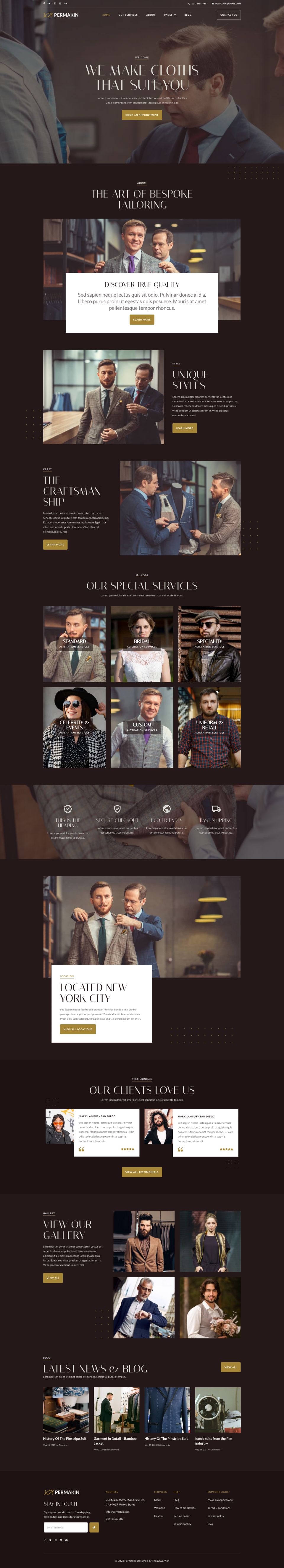 WordPress template ThemeForest Permakin