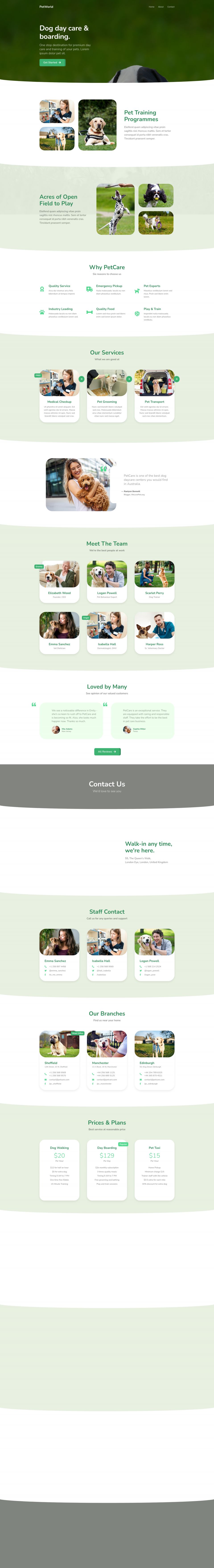 WordPress template ThemeForest PetCare