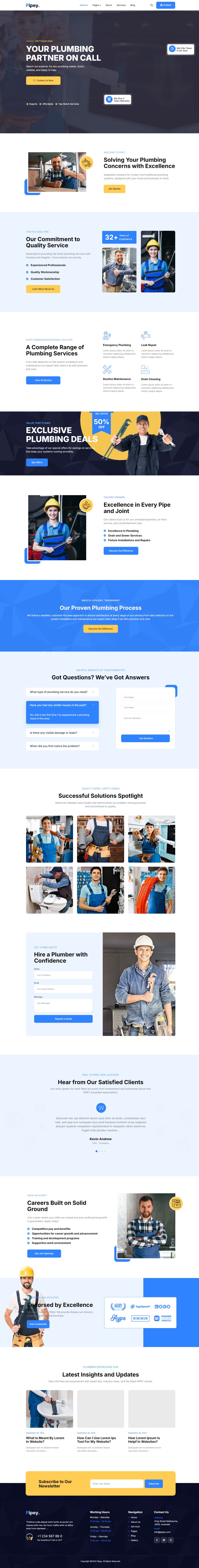 WordPress template ThemeForest Pipey
