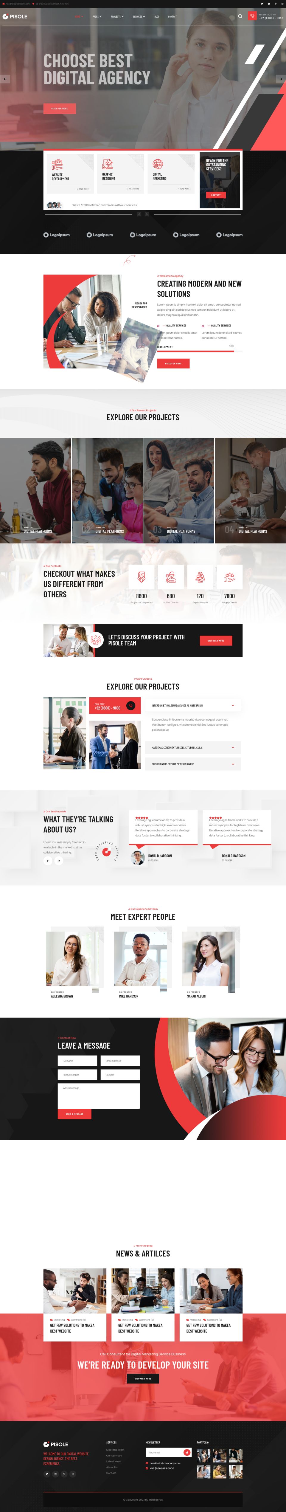 WordPress template ThemeForest Pisole