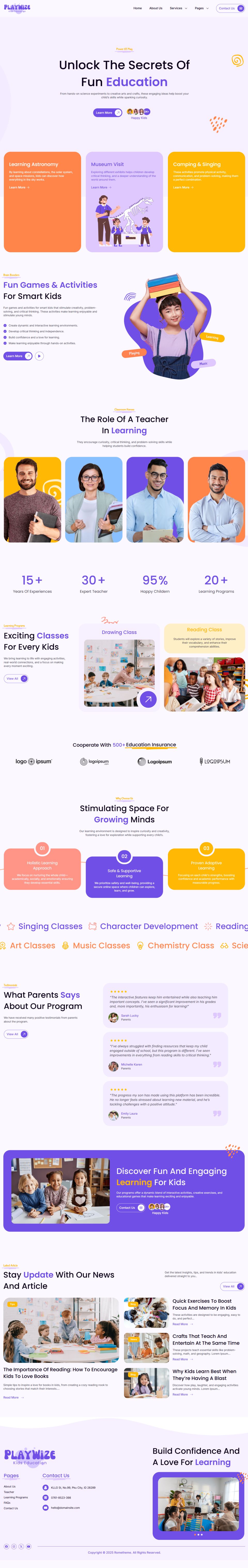 WordPress template ThemeForest Playwize