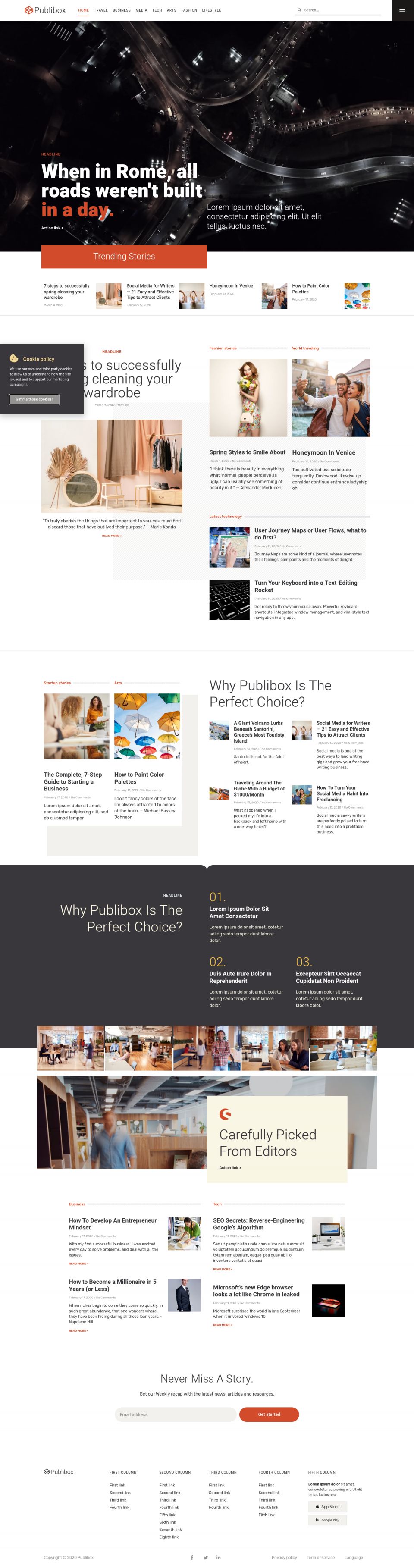 Template ThemeForest Publibox WordPress template ThemeForest Publibox