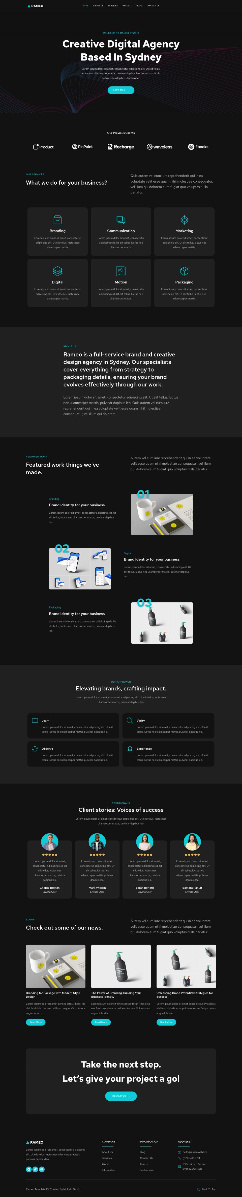 Template ThemeForest Rameo WordPress template ThemeForest Rameo