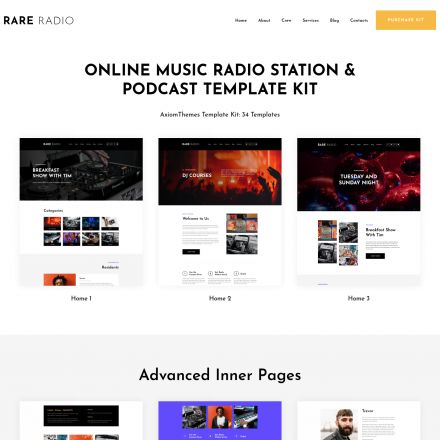 ThemeForest RareRadio