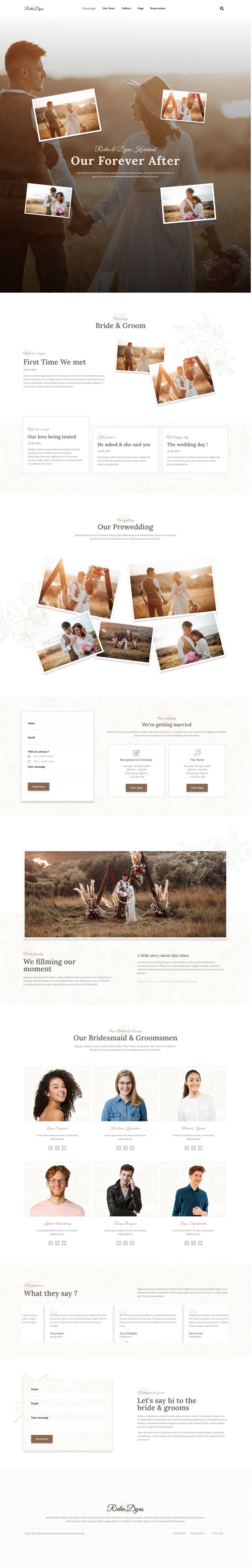 WordPress template ThemeForest Redia