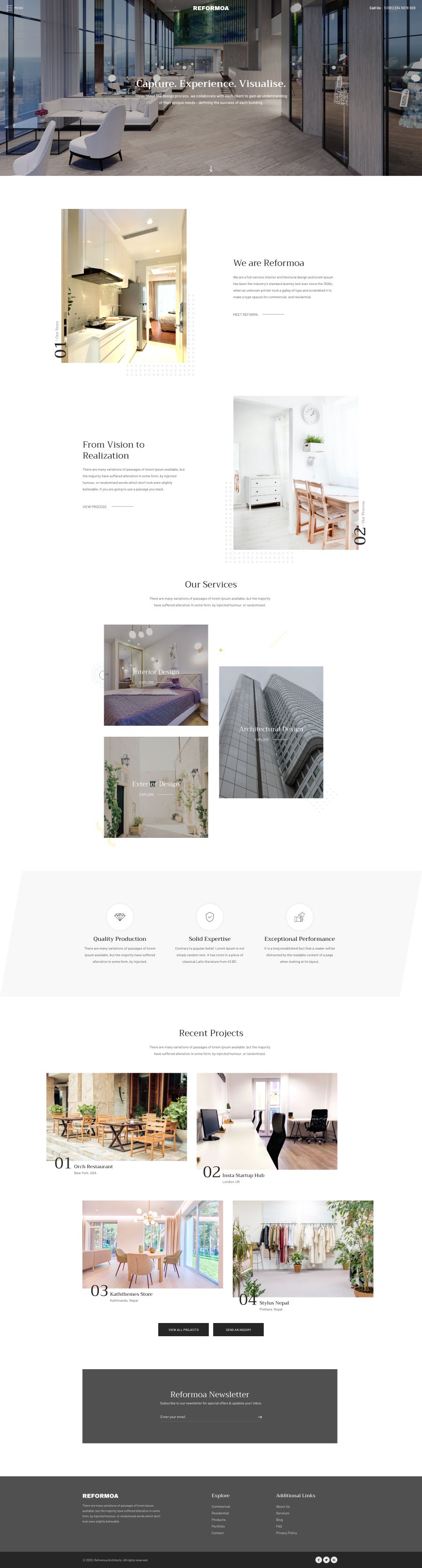 WordPress template ThemeForest Reformoa