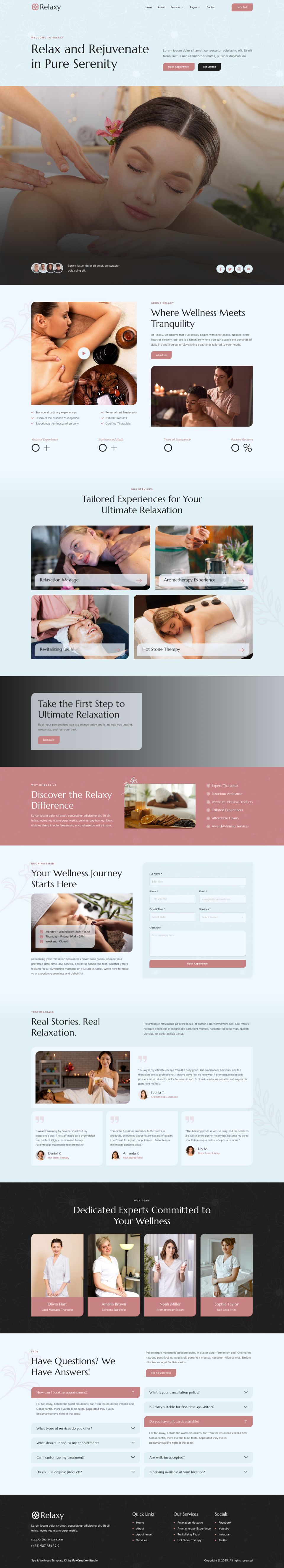 WordPress template ThemeForest Relaxy