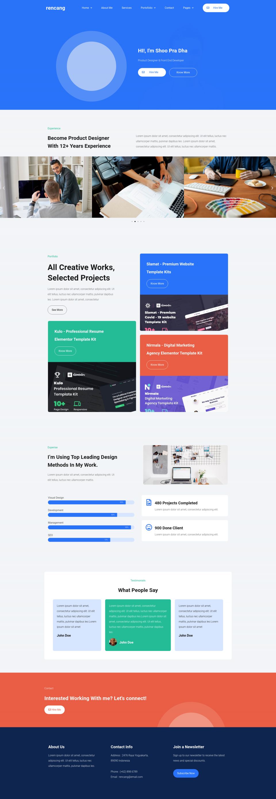 Template ThemeForest Rencang WordPress template ThemeForest Rencang